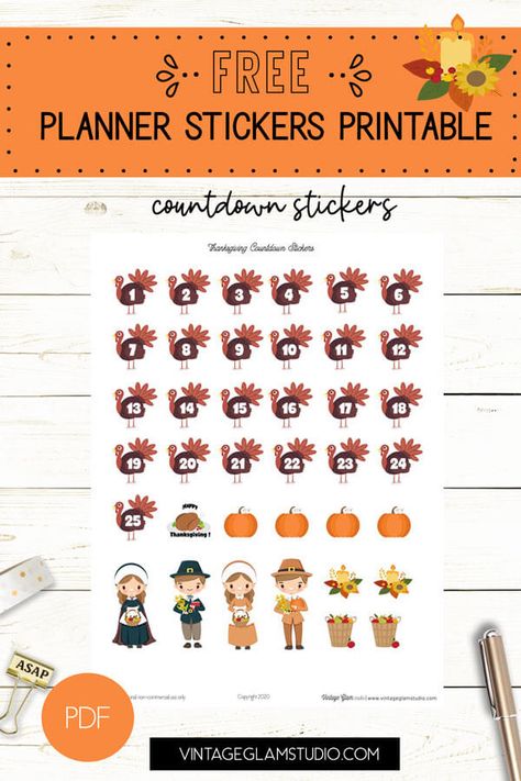 You searched for Free stickers - Page 6 of 171 - Thanksgiving Countdown, Glam Studio, Thanksgiving Planner, Bullet Journal Cover Ideas, Free Printable Planner Stickers, Planner Setup, Free Planner Stickers, Planner Obsessed, Free Thanksgiving