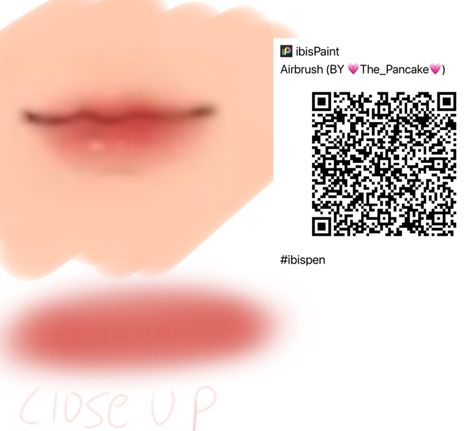 Air Brush Ibis Paint, Lips Ibis Paint Code, Kiss Mark Ibis Paint Code, Airbrush Ibis Paint Code, Jelly Art Style Brush Ibis Paint, Kiss Brush Ibis Paint, Ibis Paint Qr Code, App Drawings, Ibispaint Brushes