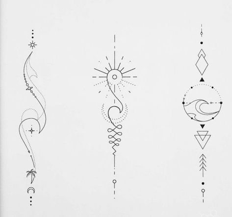 Wave Spine Tattoos For Women, Bahamas Tattoo Ideas, Wave Spine Tattoo, Minimalist Sternum Tattoo Women, Dainty Foot Tattoos For Women, Underarm Tattoo Women, Minimalist Spine Tattoo, Underarm Tattoo, Black Girls With Tattoos