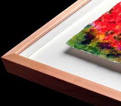 Float Mounting Frame How To Mount Watercolor Paintings, Floating Art Frame, Float Mounted Artwork, Float Mount Frame, Floating Frames Ideas, Float Mount Art, How To Float Mount Art, How To Frame Watercolor Art, Artwork Frame Ideas