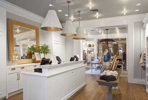 Dallas, West Village - Texas. #retail #fashion #clubmonaco Cash Wrap, Retail Counter, Store Layout, Boutique Decor, Quality Cabinets, Store Fixtures, Boutique Interior, Retail Interior, Lampe Design