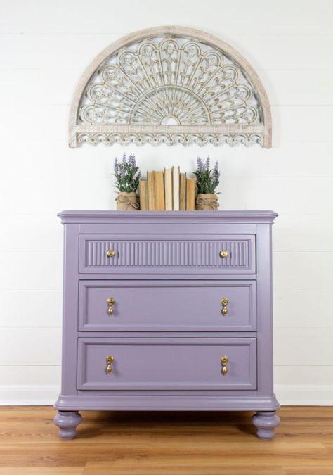 Oversize Nightstand, California Bedroom, Purple Furniture, Style Oversize, Diy Furniture Renovation, Vintage Hardware, Furniture Renovation, Refurbished Furniture, Do You Believe