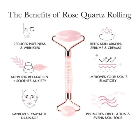 #beauty #skincare #beautyproducts #selfcare #beautybyearth #beautyhacks #rosequartz #amazon Glowy Skin Naturally, Rose Quartz Roller, Quartz Roller, Wrinkle Serum, Basic Skin Care Routine, Face Roller, Facial Roller, Glowy Skin, Massage Roller