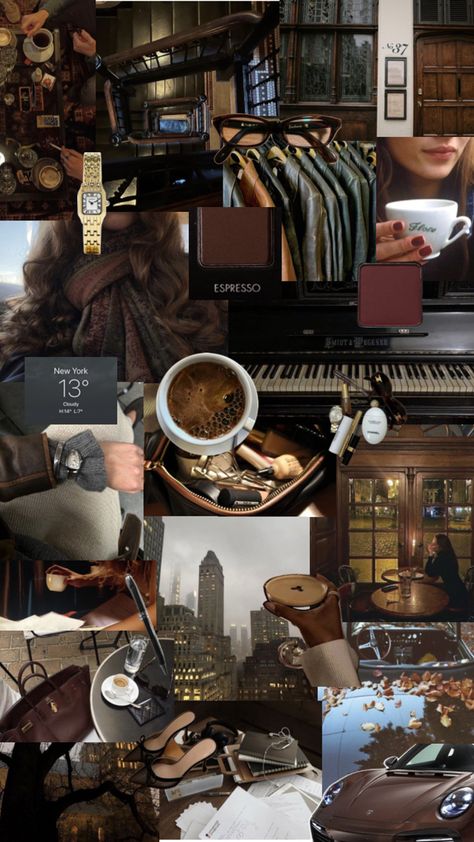 Autumn it girl elegant girl mood board autumn2024 November Collage Wallpaper, Autumn Mood Board, Autumn Moodboard, Vision Board Collage, Fall Mood Board, Moodboard Aesthetic, Fall Bucket List, Cloud Wallpaper, Vision Board Inspiration