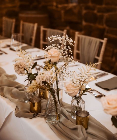 DOT & GROUP 💫 Delicate stems of florals in an eclectic mix of bud vases are such a versatile option. Group them in clusters for added floral volume or simply dot them around in a singular fashion for a more subtle touch of romance 🫶✨ @ambiencemalton @angelawaitesphotography . . . . #weddingday #weddingdaydetails #weddingideas #weddinginspo #weddingdecorideas #weddingstyle #eventstylist #weddingdesign #weddingdetails #weddingtabledecor #weddingreceptiondecor #weddingreceptionideas #centrep... Assorted Vases Wedding Centerpieces, Bud Vase Decor, Wedding Bud Vases, Weeding Themes, Wedding Table Vases, Bud Vases Wedding, Round Wedding Tables, Vases Wedding, Vintage Wedding Table