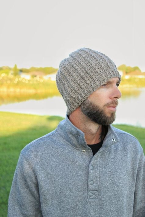 Crochet mens hat pattern