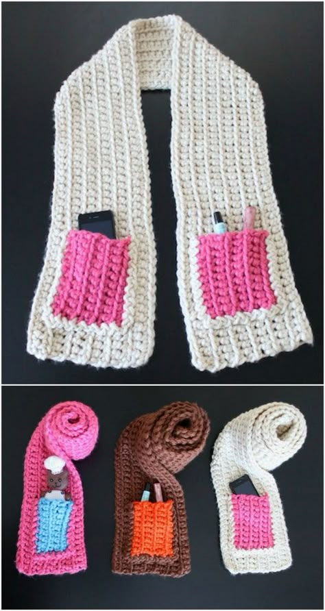 Scarves with pockets make great gifts for nursing home residents. Diy Gifts For Elderly Nursing Homes, Crochet For Elderly Nursing Homes, Crochet For Elderly, Crochet Gifts For Elderly, Nursing Home Gifts For Residents Diy, Easy Crafts For Elderly Nursing Homes, Crochet Gifts For Nurses, Crochet Nurse Gifts, Nursing Home Halloween Ideas