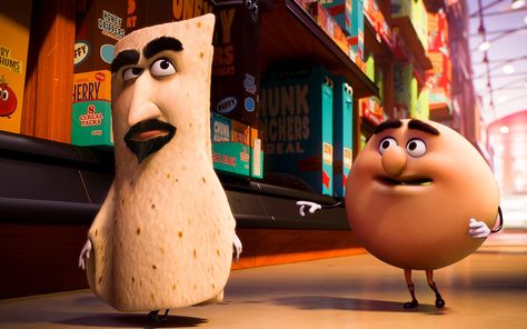 Sausage Party Movie, Sausage Party, Party Zone, Party Characters, Party Box, Party In A Box, Box Office, Movie Characters, Burritos