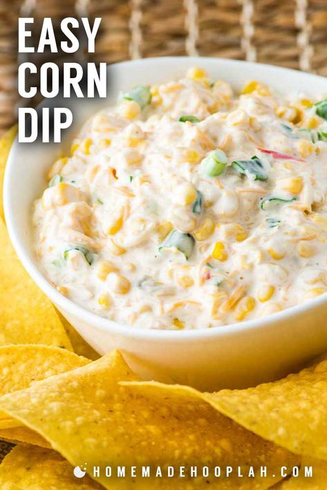 Corn Relish Dip, Cold Corn Dip, Corn Salsa Dip, Jalapeno Corn Dip, Creamy Corn Dip, Recipe With Sour Cream, Corn Dip Recipe, Mexican Style Corn, Mexican Corn Dip