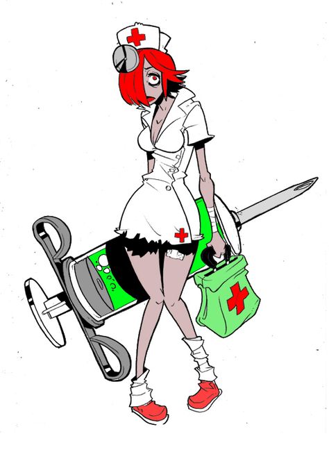 Nurse Vector, Zombie Nurse, Nurse Art, Love Art, Zombie, Character Art, Halloween, Art