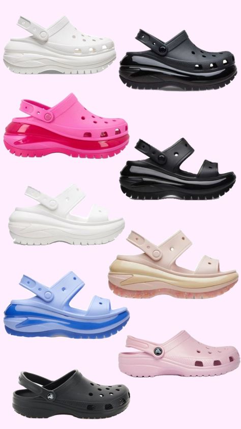 Crocs #crocs Crocs Sandals, Clothes Korean Style, Birthday Wishlist, Diy Shoes, Korean Fashion, Sandals, Boots, Clothes