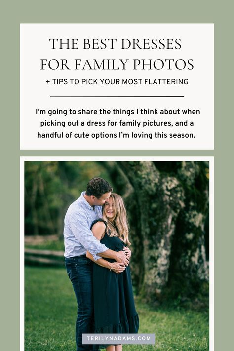 Navy Dress Family Photos, Family Photo Mom Outfits, Denim Dress Family Pictures, Navy Family Pictures Outfits, Family Photo Hairstyles Mom, Black Dress Family Photos, Dresses For Family Pictures, Navy Family Pictures, Dresses For Family Photos