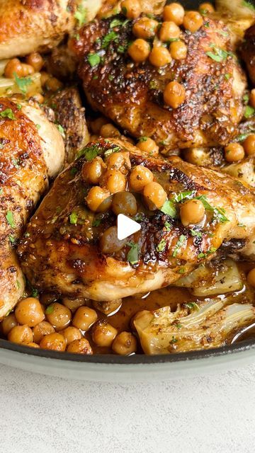 Gal Shua-Haim MS, RD on Instagram: "honey za’atar chicken & fennel ✨  easily one of my favorite chicken recipes yet made with a sweet & zesty za’atar marinade, pan-seared crispy chicken, sweet fennel & chickpeas   comment “chicken recipe” to get the recipe link sent directly to you, or head to the link in my bio to access all of my recipes!  https://somethingnutritiousblog.com/honey-zaatar-chicken-with-fennel/" Zaatar Chicken, Favorite Chicken Recipes, Chicken Fennel, Favorite Recipes Chicken, Za Atar, Haim, Favorite Chicken, My Recipes, Pan Seared