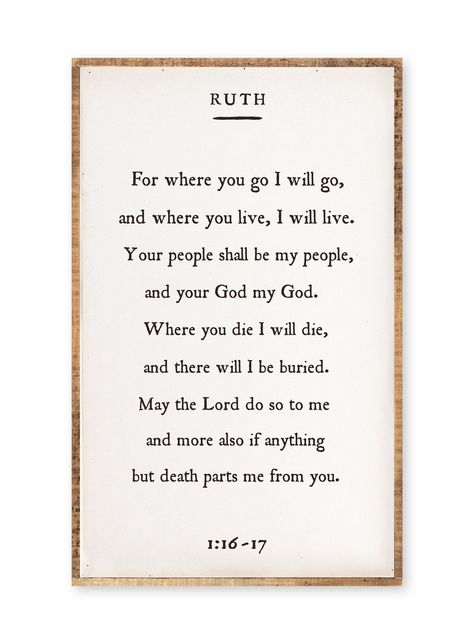 Ruth 1:16-17 – Revelation Culture Christian Wedding Vows, Godly Wedding, Wedding Scripture, Wedding Bible Verses, Wedding Verses, Marriage Bible Verses, Wedding Vows To Husband, Wedding Bible, Wedding Readings