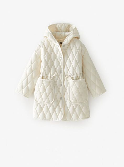 Puffer Coat With Hood, Clueless Outfits, Girls Outerwear, Fashionista Clothes, Coat Patterns, Zara Kids, Quilted Coat, Girl Coat, Stylish Kids