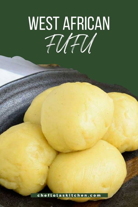 This shows wraps of fufu arranged in a plate. African Fufu, Swallow Food, African Recipes Nigerian Food, Light Soups, West African Food, Nigerian Recipes, African Cooking, Ethiopian Food, Nigerian Food