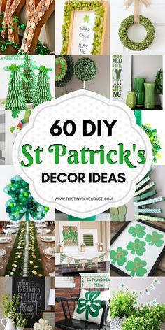 Celebrate St Patrick's day with these gorgeous DIY St Patrick's Day Decor Ideas. Cheap and easy to make these gorgeous projects are guaranteed to make St. Patty's extra special! #stpatricksdaydecor #stpatricksdaydecordollarstore #diystpatricksdaydecor #stpatricksdaydecordiy #farmhousstpatricksdaydecor