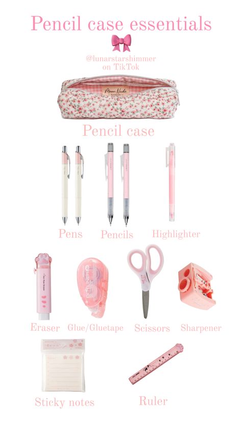 Pencil case, Pens, School Pencil Case Must Haves, What’s In My Pencil Case Aesthetic, School Pencil Case Essentials, What To Have In Your Pencil Case, What In My Pencil Case, What To Put In Your Pencil Case, Pencil Cases Aesthetic, Whats In My Pencil Case, Pencil Case Essentials