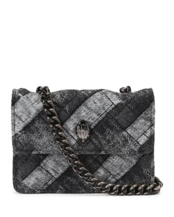 Kurt Geiger London Micro Kensington Denim Crossbody Bag Kurt Geiger Purse, Kurt Bag, Crossbody Bags, Kurt Geiger Bag, Micro Kurt Geiger, Black Kurt Geiger Bag, Kurt Geiger Bag Micro, Kurt Ginger Bags, Kurt Geiger Micro Kensington Bag