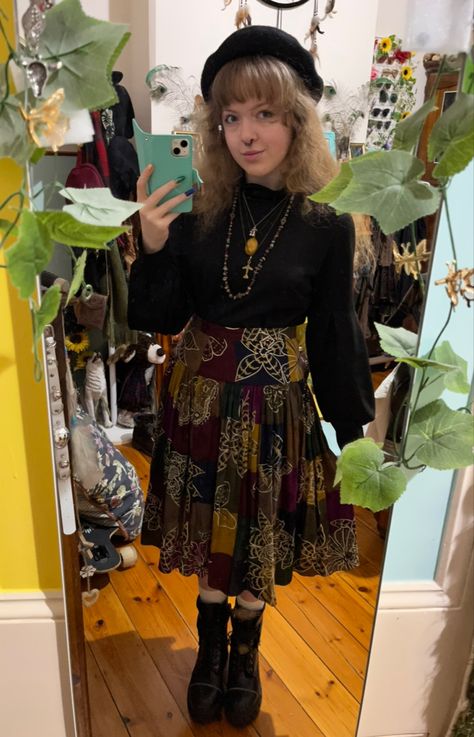 Alternative Easter Outfit, Eclectic Alternative Fashion, Gremlincore Fashion, Dreamcore Aesthetic Outfits, Dreamcore Fashion, Earthcore Outfits, Dreamcore Outfits, Witchcore Fashion, Indie Alternative Fashion