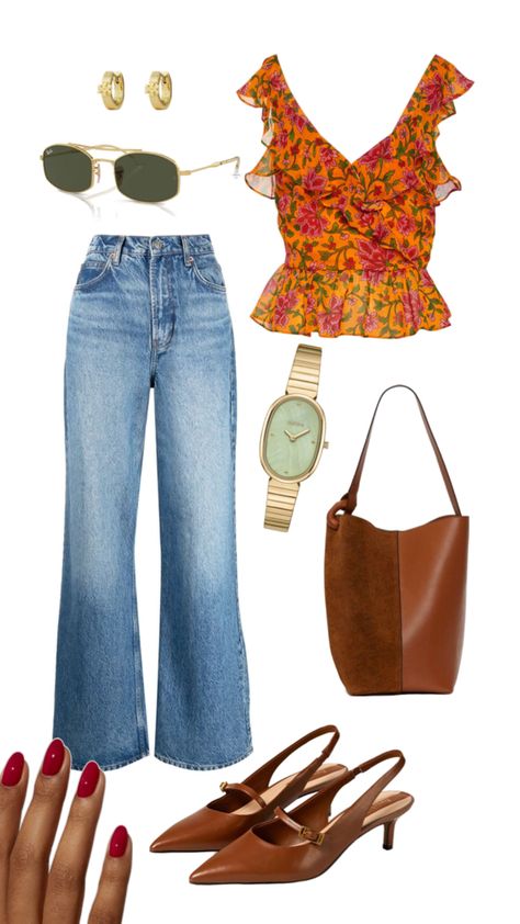 Summer Fashion Outfits, Casual Style Outfits, Looks Style, Lookbook Outfits, Outfits Casuales, Cute Casual Outfits, Moda Casual, Clothing And Accessories, Look Fashion