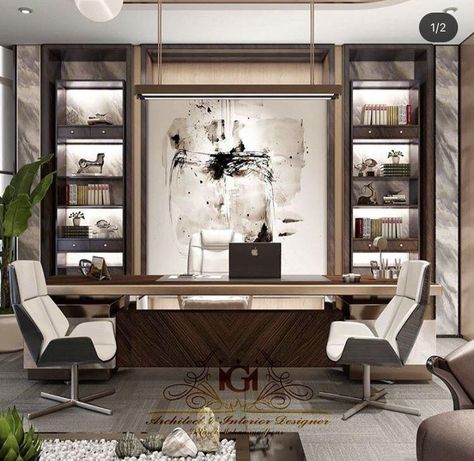 Lawyer Office Interior, Executive Office Design Interior, Lawyer Office Design, Office Interior Design Luxury, Luxurious Home Office, Luxury Office Interior, Luxe Office, Law Office Design, Office Cabin Design