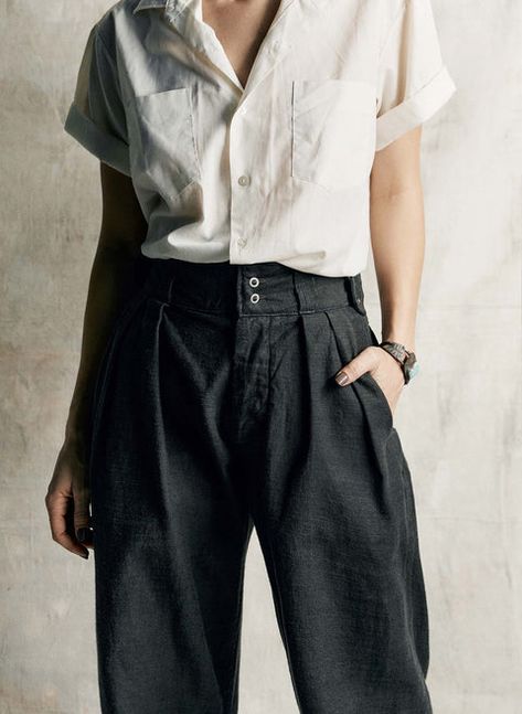 shop women – Page 4 – imogene + willie Imogene Willie, Army Pants, Military Pants, Androgynous Fashion, Mode Inspo, Business Casual Outfits, Mode Inspiration, Wearing Black, Look Fashion