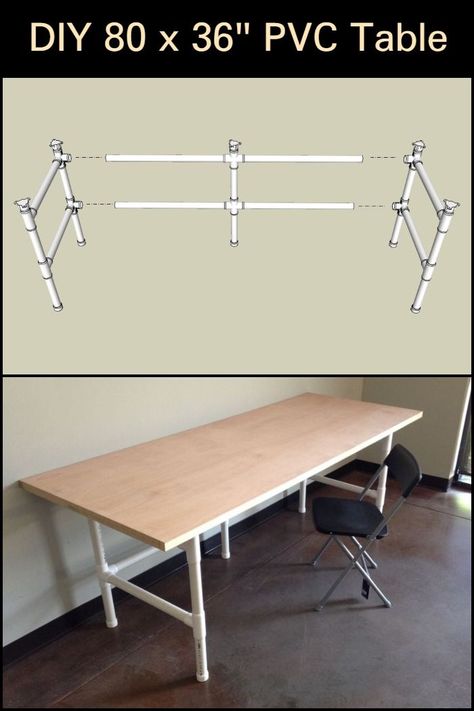 Pvc Table Diy, Pvc Bird Feeder, Pvc Shoe Racks, Pipe Furniture Diy, Pvc Pipe Furniture, Build Table, Pvc Furniture Plans, Pvc Crafts, Reka Bentuk Bilik Tidur