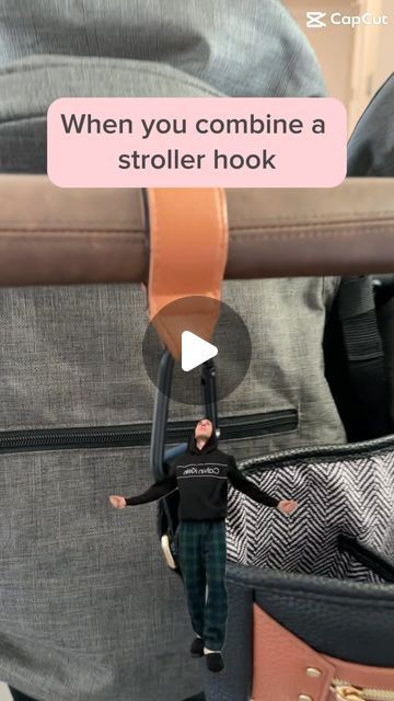 Stop getting frustrated about using your stroller caddy and you Stanley/Hydrojug not fitting.  Use these stroller hooks to extend your caddy's length and stay stylish.  https://amzn.to/3ThyvUz Stroller Caddy, Stroller Hooks, Dm Me, Stroller