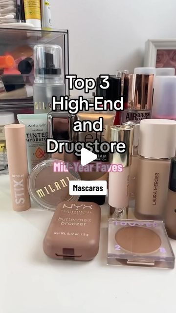 Jessica | Makeup, Skincare & Life on Instagram: "Top 3 - High-End and Drugstore Mid-Year Faves - MASCARAS #top3 #mascaras #favoritemascaras #makeupilove #makeupfavorites @tower28beauty @irisandromeo @benefitcanada @lorealparis @essencemakeup" Drugstore Mascara, Favorite Makeup Products, Best Mascara, Laura Mercier, Makeup Skincare, Bronzer, Makeup Tips, Makeup, On Instagram