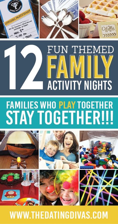 Family Night Activities, Fun Indoor Activities, Family Fun Day, Family Fun Night, The Dating Divas, Family Fun Games, Dating Divas, Play Together, Indoor Fun