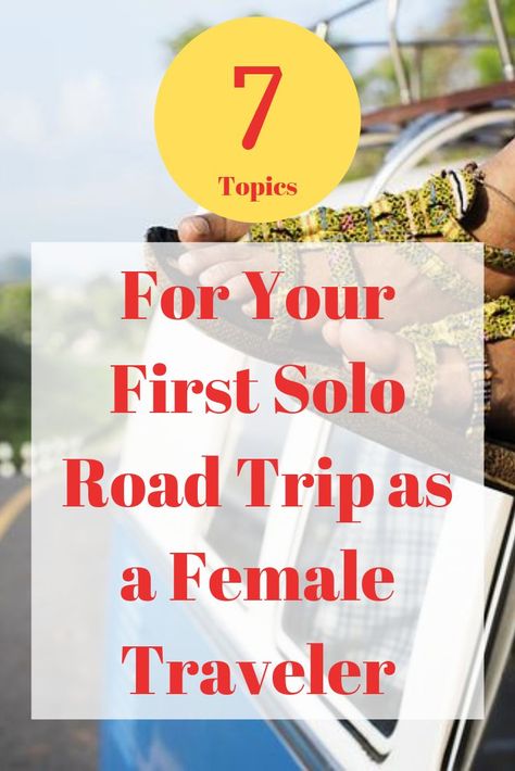 What to bring on a solo female road trip? What you need for a solo road trip. Where to go on a solo road trip. A solo road trip as a female traveler. guide to a solo road trip. Tips for a solo road trip. Safety tips for a solo road trip. How to take a solo road trip. Solo Road Trip Essentials, Road Trip Safety, Solo Road Trip, Puppy Essentials, Road Trip Checklist, Road Trip Tips, Solo Trips, Auto Camping, Nomadic Lifestyle