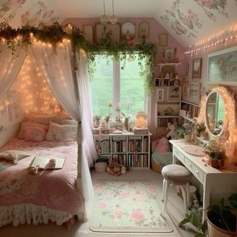 Dream Bedroom Inspiration, Dekorasi Kamar Tidur, Cute Bedroom Ideas, Room Redesign, Girly Room, Makeover Bedroom, Dream House Rooms, Pretty Room, Cozy Room Decor