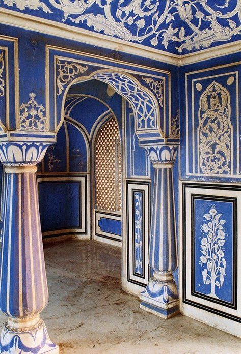 Rajasthan, India Indian Architecture, Minimalist Architecture, Rajasthan India, Laura Lee, Blue Walls, Incredible India, Beautiful Architecture, Architectural Digest, Of Wallpaper