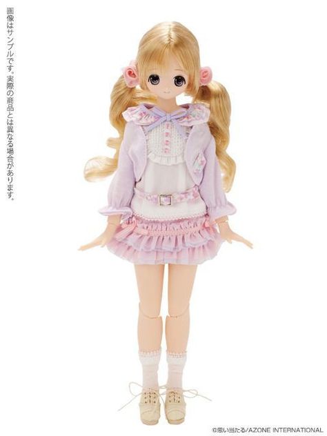 Girly Anime, Azone Doll, Sweet Magic, Pure Neemo, Bjd Dolls Girls, Dollfie Dream, Doll Plushies, Kirby Art, Ball Jointed Doll