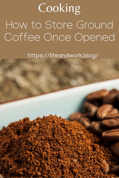 Coffee Ground Storage Ideas, Coffee Grounds Storage, How To Store Coffee Grounds, Coffee Ground Storage, Ground Coffee Storage, Coffee Storage Containers, Fridge Smells, Storing Coffee, Frozen Coffee