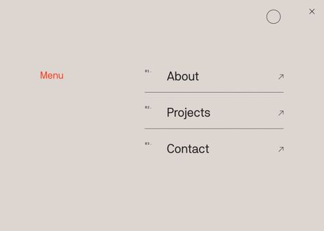 Website Menu Design, Cv Website, Menu Design Inspiration, Minimalist Web Design, Website Layouts, Agency Portfolio, Website Menu, Ui Design Dashboard, 포트폴리오 레이아웃