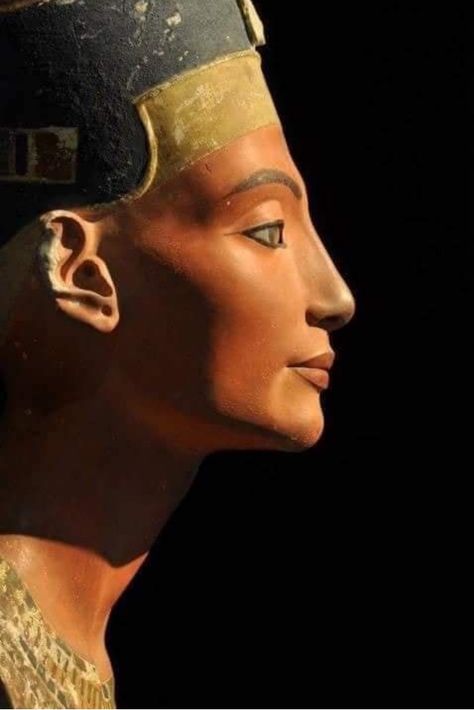 Painted Stucco, Nefertiti Art, Nefertiti Bust, Egyptian Aesthetic, Pyramids Egypt, Egiptul Antic, The Nile River, Egyptian Queen Nefertiti, Egyptian Pharaoh