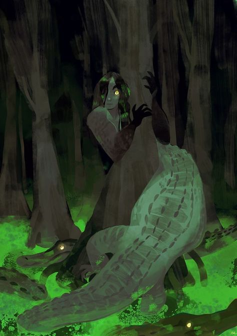 Alligator Mermaid, Swamp Character Design, Alligator Oc, Alligator Monster, Monster Mermaid, Swamp Mermaid, Mermaid Reference, Alligator Art, Crocodile Eyes