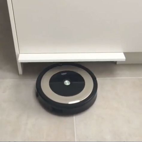 Roomba Garage Diy, How To Hide Roomba, Roomba Storage Idea, Hide Robot Vacuum, Robin House, Clean Garage, Barn Style House, Hiding Places, Laundry Room Design