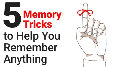 Memory Tricks, Short Term Memory, Alternative Therapies, Improve Memory, Power Of Positivity, Negative Thoughts, New People, Helpful Hints, To Tell