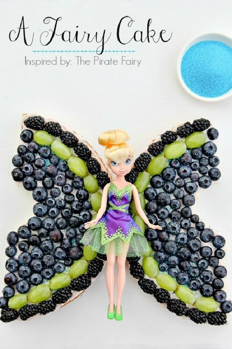 Pirate Fairy Cake, Pirate Fairy Party, The Pirate Fairy, Pirate Fairy, Fairy Tea Parties, Tinkerbell Party, Fairy Cake, Fairy Birthday Party, Fairy Birthday