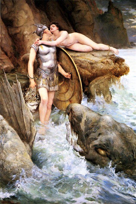 Mythology Paintings, Greek Paintings, August Sander, Symbole Viking, Pre Raphaelite Art, Albert Bierstadt, Rome Antique, Greek And Roman Mythology, Greek Mythology Art