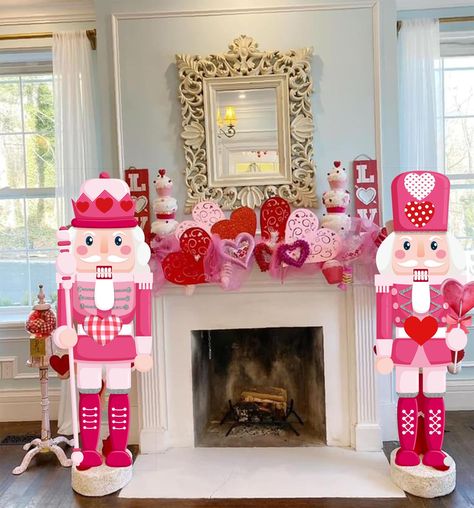 PRICES MAY VARY. [ Friendly Valentine's Day Decorations] -- TheValentine's Day Nutcracker house and yard decoration set comes with 2Pcs different signs.Using them for your yard decor or lawn decor is the best choice to welcom the coming Valentine's Day and everyone will be so surprised with these amazing decorations. [ Valentine's Day Lawn Decorations or Indoor Home Decor ] -- You will love the decorating for Valentine's Day holiday with awesome outdoor decorations set. These outdoor decorations Christmas Decor Themes, Valentine Party Decorations, Valentines Outdoor Decorations, Nutcracker Christmas Party, Lawn Party Decorations, Holidays Decorations, Santa Party, Valentines Party Decor, Nutcracker Decor