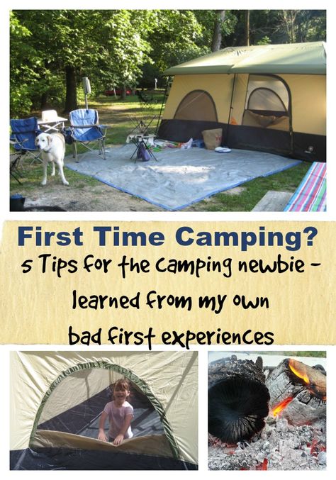 If your family plans to try camping for the first time, these 5 tips for the camping newbie will make your trip more enjoyable. Learned from experience! Camping Hacks With Kids, California Beach Camping, Camper Diy, Auto Camping, First Time Camping, Camping Safety, Camping For Beginners, Camping 101, Camping Diy