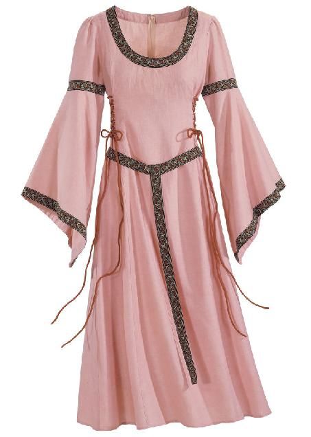 medieval clothing for women | ... .blogspot.com/2012/07/latest-medieval-clothing-for-women.html Renesance Dress, Pink Medieval Dress, Medieval Dress Peasant, Ritual Clothing, Wench Costume, Medieval Gown, Medieval Clothes, Fest Outfits, Fantasy Dresses