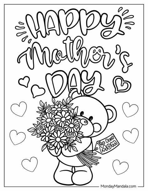 20 Mother's Day Coloring Pages (Free PDF Printables) Mothers Day Sheets For Kids, Mothers Day Printables For Kids, Mother’s Day Coloring Pages For Toddlers, Happy Mother’s Day Colouring Pages, Mother’s Day Coloring Pages For Kids, Mother’s Day Grandma Coloring Page, Mother’s Day Work Sheet, Mothers Day Coloring Pages For Kids, Happy Mother’s Day Coloring Sheet