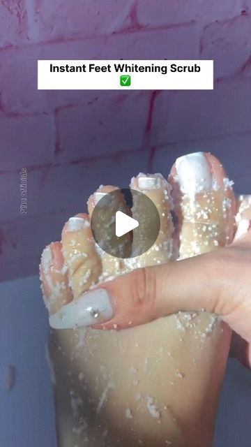 Chanchal Sharma on Instagram: "Homemade Feet Whitening Scrub | Get Fair Feet Instantly, Remove Suntan   . . . #feetwhitening #scrub #homemadescrub #feetwhiteningscrub #feetcare #skincare #trendingreels #viralreels #instagood #instagram" Foot Whitening Remedies, Scrub For Tan Removal, Feet Whitening, Remedies For Glowing Skin, Homemade Scrub, Tan Removal, Foot Scrub, Bracelet Craft Diy, Skin Care Solutions