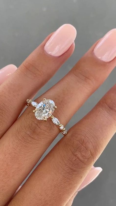 Best Engagement Ring, Pretty Engagement Rings, Dream Wedding Ring, Pave Diamond Engagement Rings, Cute Engagement Rings, Future Engagement Rings, Oval Engagement, Dream Engagement, Dream Engagement Rings