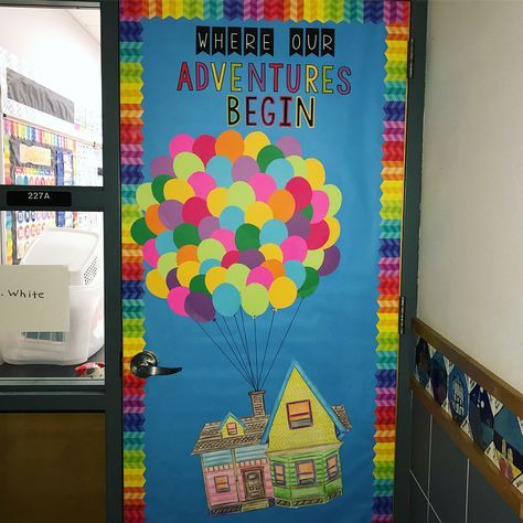 A positive classroom environment is an important aspect of student achievement. Start it at the door with these creative ideas! Superhero Classroom Door, Welcoming Classroom, Classroom Door Ideas, Preschool Door, Positive Classroom Environment, School Door Decorations, Kindergarten Classroom Decor, Prek Classroom, Disney Classroom